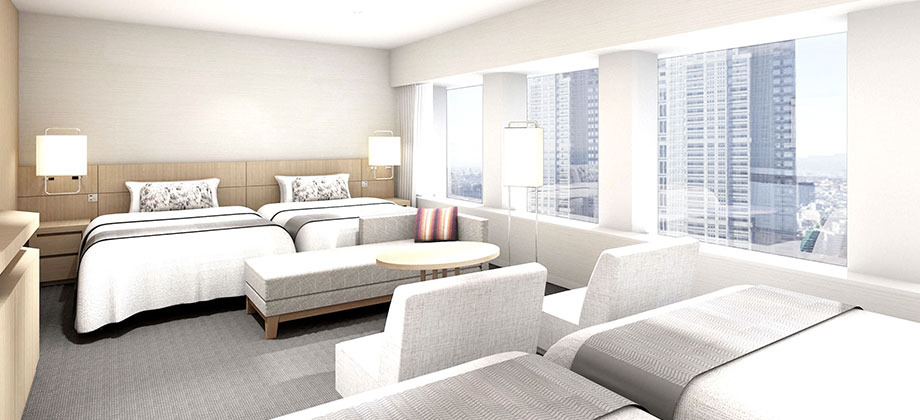 4 Bedded Room Keio Plaza Hotel Tokyo